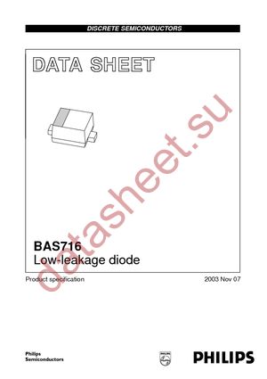 BAS716 T/R datasheet  